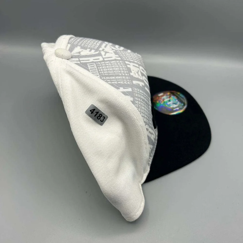 Air Jordan Hat Men White‎ Black Embroidered Logo Jumpman Snap Back Cap